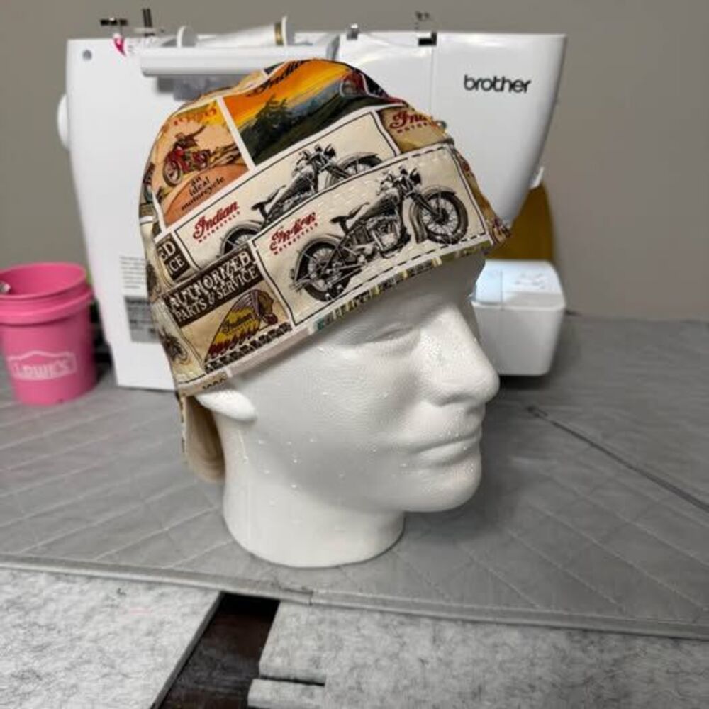 Custom Reversible Welding Caps 100% Cotton Personalized & Custom Fabric Options